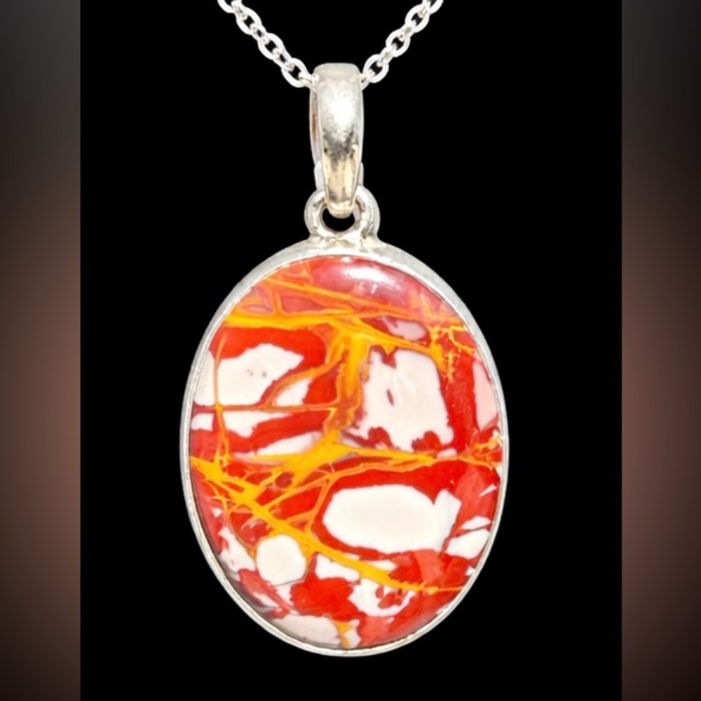 Noreena Jasper Pendant 925 Silver